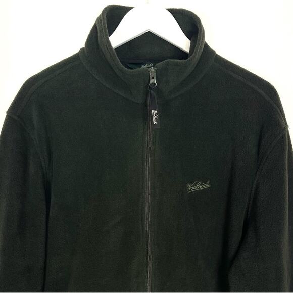 Woolrich Fleece Jacket in Hunter Green - Picture 2 of 13